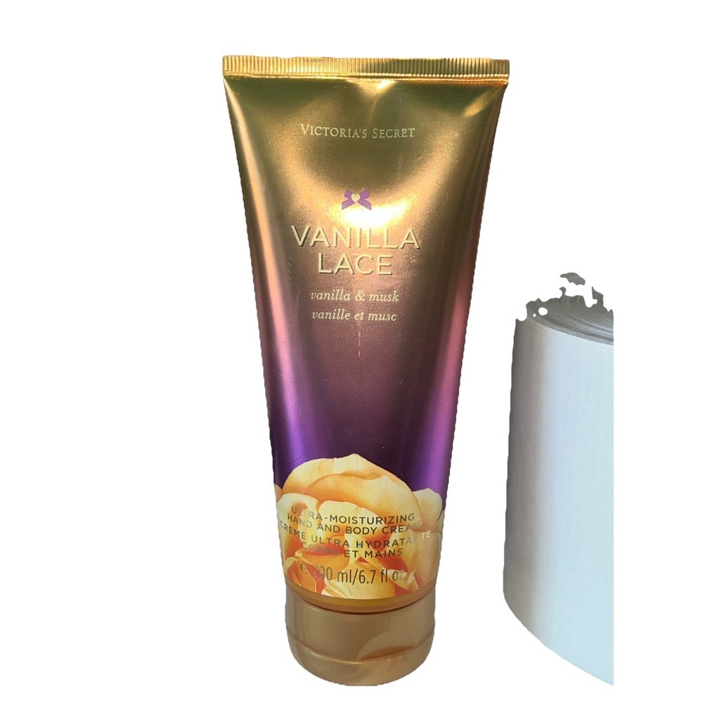 Victoria's Secret Vanilla Lace Hand &‎ Body Cream 6.7 oz Discontinued Y2K NOS